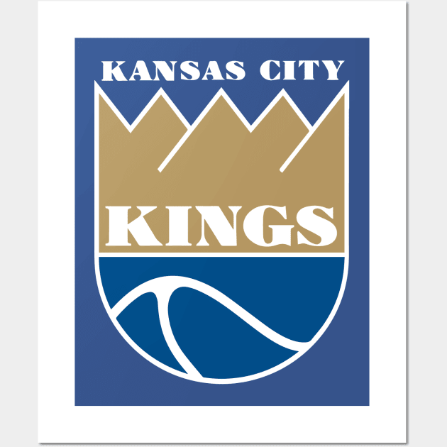 Kansas City Kings-Royals Logo Mesh Wall Art by dvstinjames